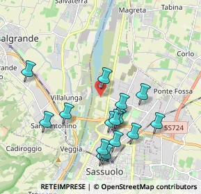 Mappa Unnamed Road, 41049 Sassuolo MO, Italia (1.97667)