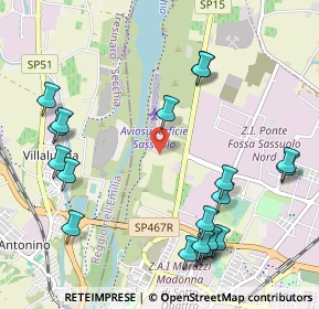 Mappa Unnamed Road, 41049 Sassuolo MO, Italia (1.272)