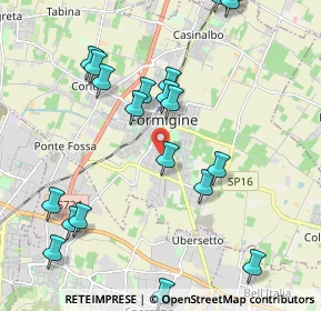 Mappa Via Giuseppe di Vittorio, 41043 Formigine MO, Italia (2.414)