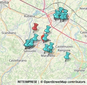 Mappa Via Giuseppe di Vittorio, 41043 Formigine MO, Italia (7.0425)