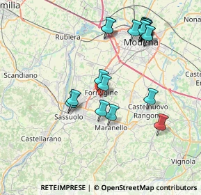 Mappa Via Giuseppe di Vittorio, 41043 Formigine MO, Italia (8.185)