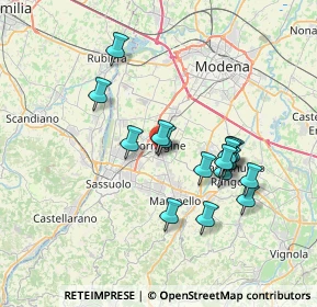 Mappa Via Giuseppe di Vittorio, 41043 Formigine MO, Italia (6.53688)