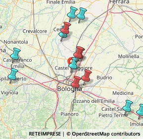 Mappa 40013 Castel Maggiore BO, Italia (16.76846)