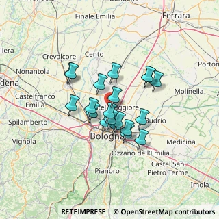 Mappa 40013 Castel Maggiore BO, Italia (10.014)