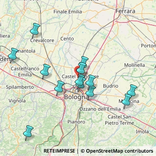 Mappa 40013 Castel Maggiore BO, Italia (15.81846)