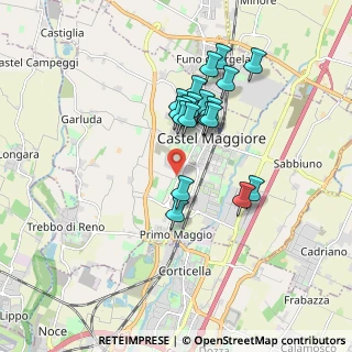 Mappa 40013 Castel Maggiore BO, Italia (1.55368)