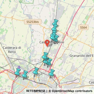 Mappa 40013 Castel Maggiore BO, Italia (4.02083)