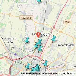 Mappa 40013 Castel Maggiore BO, Italia (6.07538)