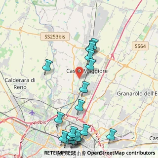 Mappa 40013 Castel Maggiore BO, Italia (5.4755)