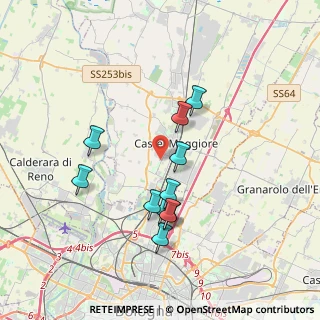 Mappa 40013 Castel Maggiore BO, Italia (3.36182)