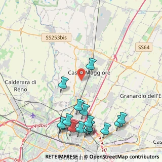Mappa 40013 Castel Maggiore BO, Italia (5.2925)
