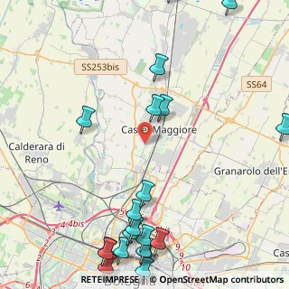 Mappa 40013 Castel Maggiore BO, Italia (6.2925)