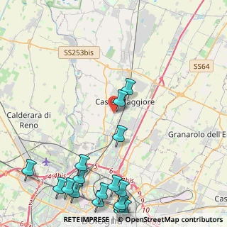 Mappa 40013 Castel Maggiore BO, Italia (6.59842)