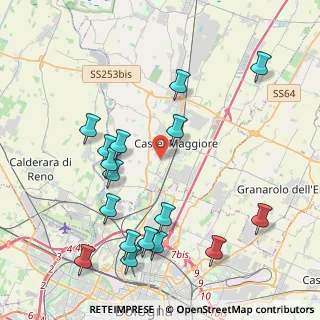 Mappa 40013 Castel Maggiore BO, Italia (4.70647)