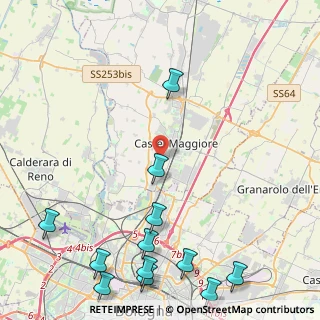 Mappa 40013 Castel Maggiore BO, Italia (6.31917)