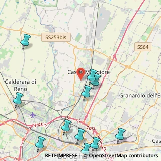 Mappa 40013 Castel Maggiore BO, Italia (6.04636)