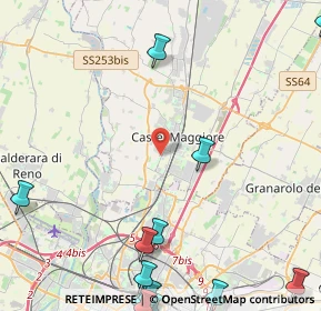 Mappa 40013 Castel Maggiore BO, Italia (7.23333)
