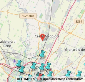 Mappa 40013 Castel Maggiore BO, Italia (7.54706)