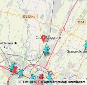 Mappa 40013 Castel Maggiore BO, Italia (7.4045)