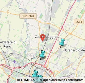Mappa 40013 Castel Maggiore BO, Italia (7.375)