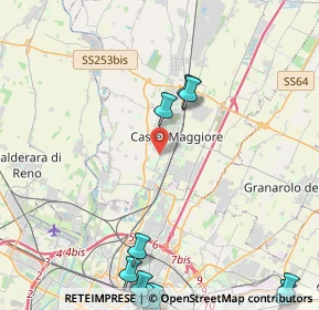Mappa 40013 Castel Maggiore BO, Italia (6.55583)