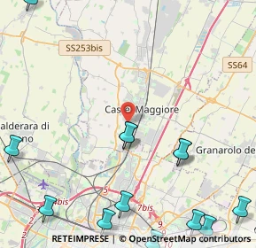 Mappa 40013 Castel Maggiore BO, Italia (6.55071)