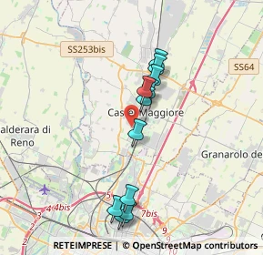 Mappa 40013 Castel Maggiore BO, Italia (3.36727)