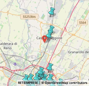 Mappa 40013 Castel Maggiore BO, Italia (6.78278)
