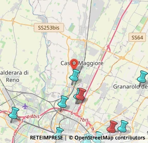Mappa 40013 Castel Maggiore BO, Italia (6.55667)