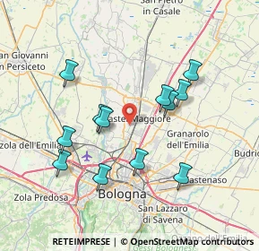 Mappa 40013 Castel Maggiore BO, Italia (7.08)