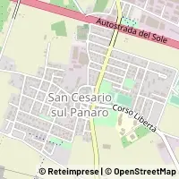 Mapa San Cesario sul Panaro