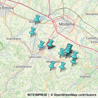 Mappa Via Cavalieri, 41043 Formigine MO, Italia (6.47063)