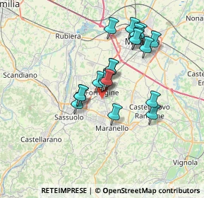 Mappa Via Cavalieri, 41043 Formigine MO, Italia (5.9345)
