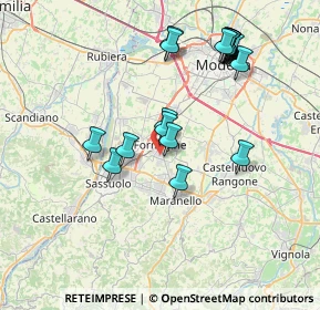 Mappa Via Cavalieri, 41043 Formigine MO, Italia (7.914)