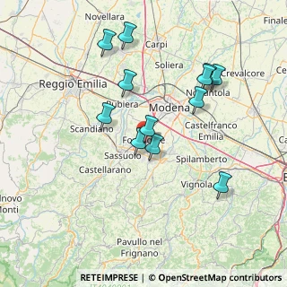 Mappa Via Cavalieri, 41043 Formigine MO, Italia (14.36)