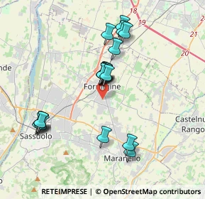 Mappa Via Cavalieri, 41043 Formigine MO, Italia (3.537)