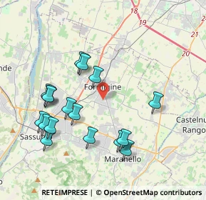 Mappa Via Cavalieri, 41043 Formigine MO, Italia (4.09765)