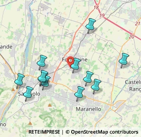 Mappa Via Ghiarola, 41043 Formigine MO, Italia (4.07167)