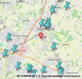 Mappa Via Ghiarola, 41043 Formigine MO, Italia (3.016)