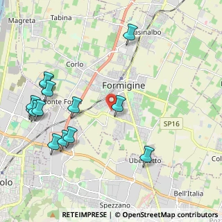 Mappa Via Ghiarola, 41043 Formigine MO, Italia (2.54071)
