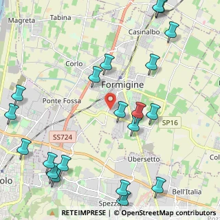 Mappa Via Ghiarola, 41043 Formigine MO, Italia (2.9475)