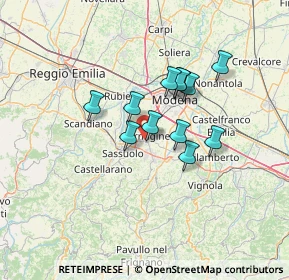 Mappa Via Ghiarola, 41043 Formigine MO, Italia (10.00833)