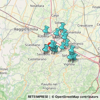 Mappa Via Ghiarola, 41043 Formigine MO, Italia (9.29176)