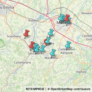 Mappa Via Ghiarola, 41043 Formigine MO, Italia (6.59643)