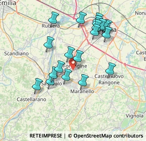 Mappa Via Ghiarola, 41043 Formigine MO, Italia (7.311)