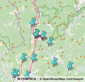 Mappa Via dell'Alberghino, 16010 Savignone GE, Italia (4.41154)