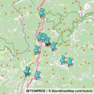 Mappa Via Isorelle, 16010 Savignone GE, Italia (3.57083)
