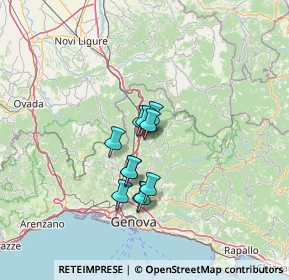 Mappa Via dell'Alberghino, 16010 Savignone GE, Italia (8.94636)