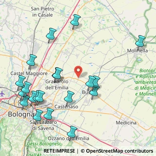Mappa Via Calamone, 40054 Budrio BO, Italia (10.4335)