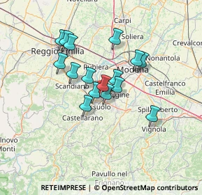 Mappa Toscana, 41049 Sassuolo MO, Italia (10.51813)